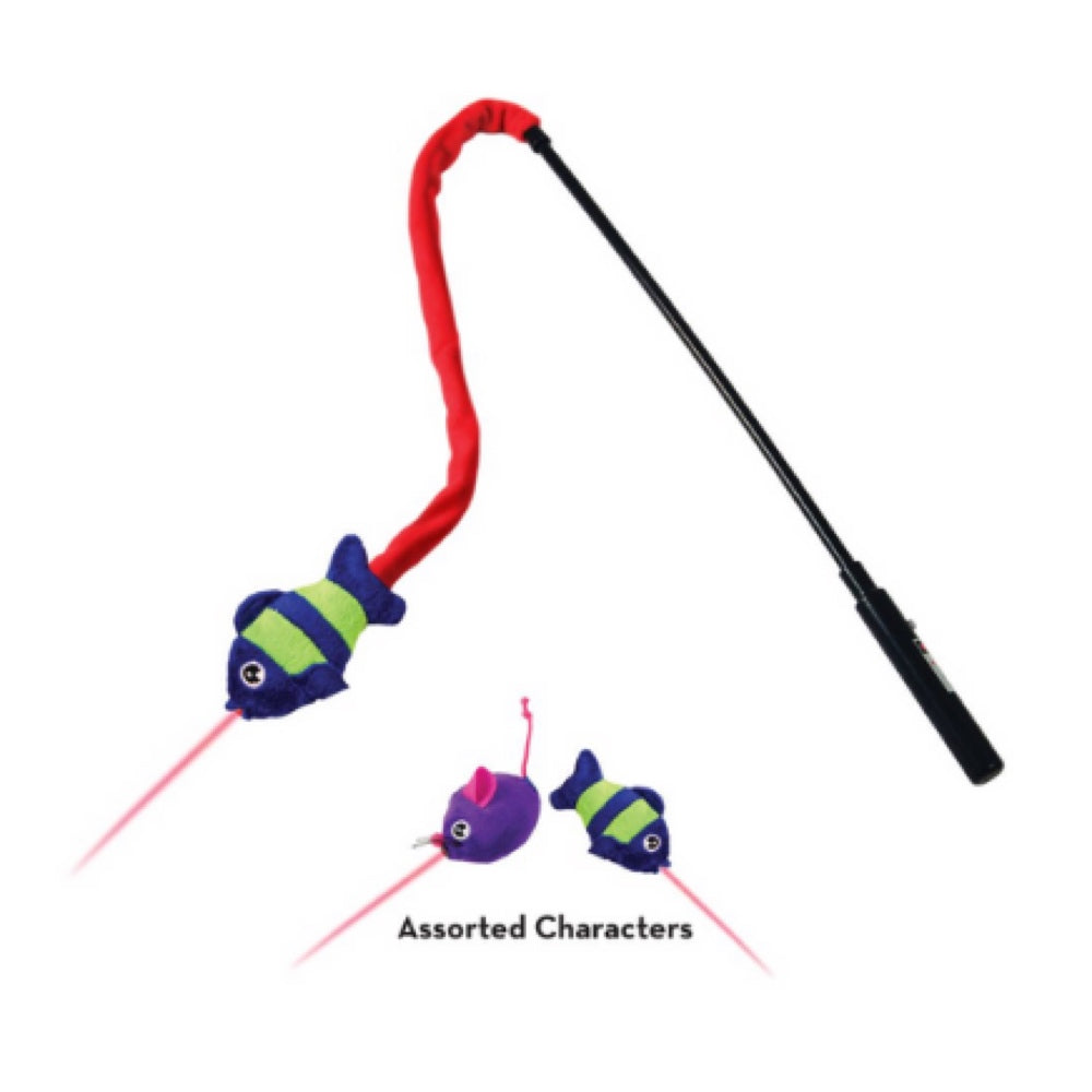 '40% OFF': Kong Laser Teaser Wand Cat Toy (Assorted Characters)