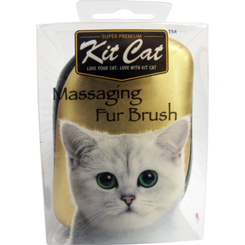 Kit Cat Massaging Fur Brush