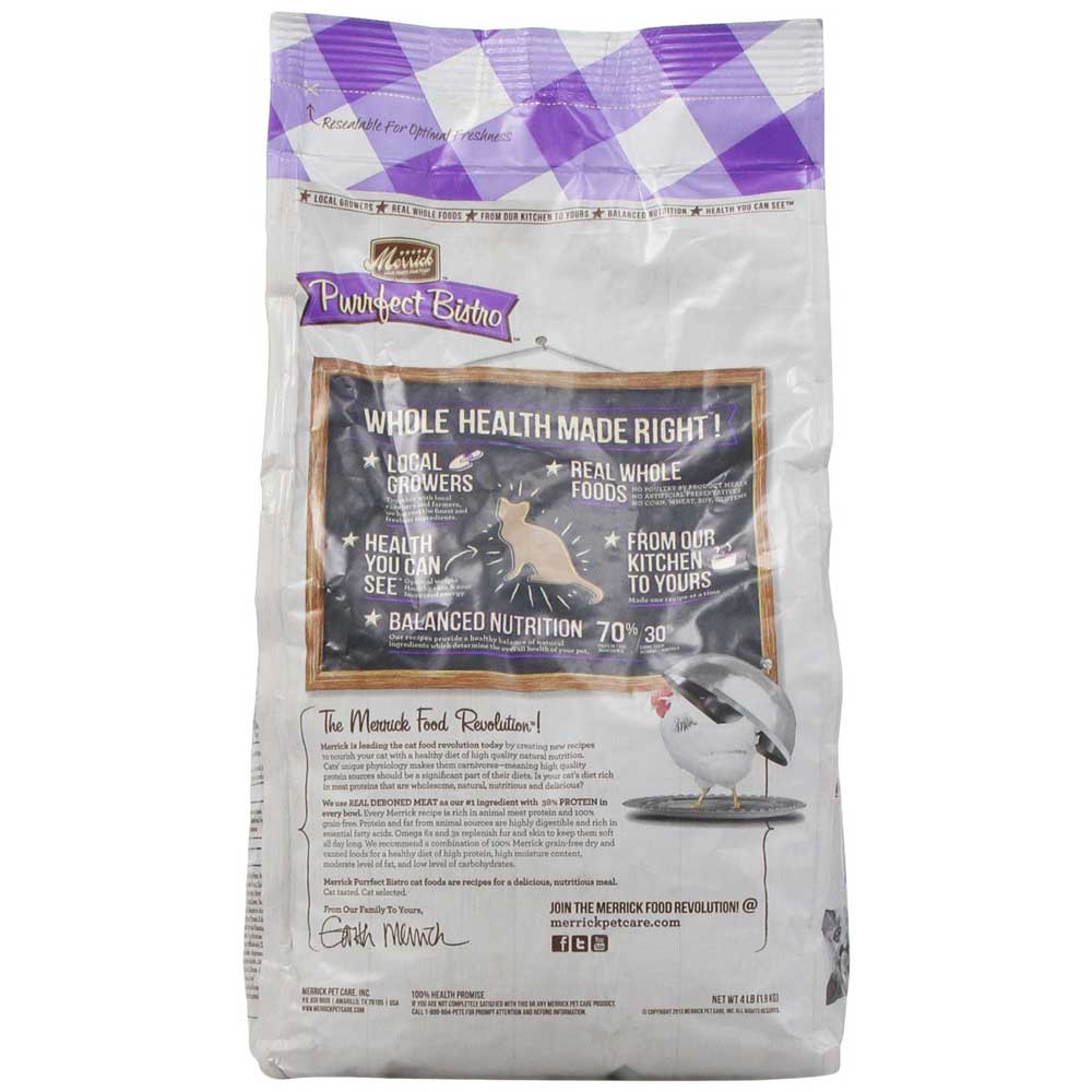 Merrick Purrfect Bistro Grain Free Healthy Senior Dry Cat Food