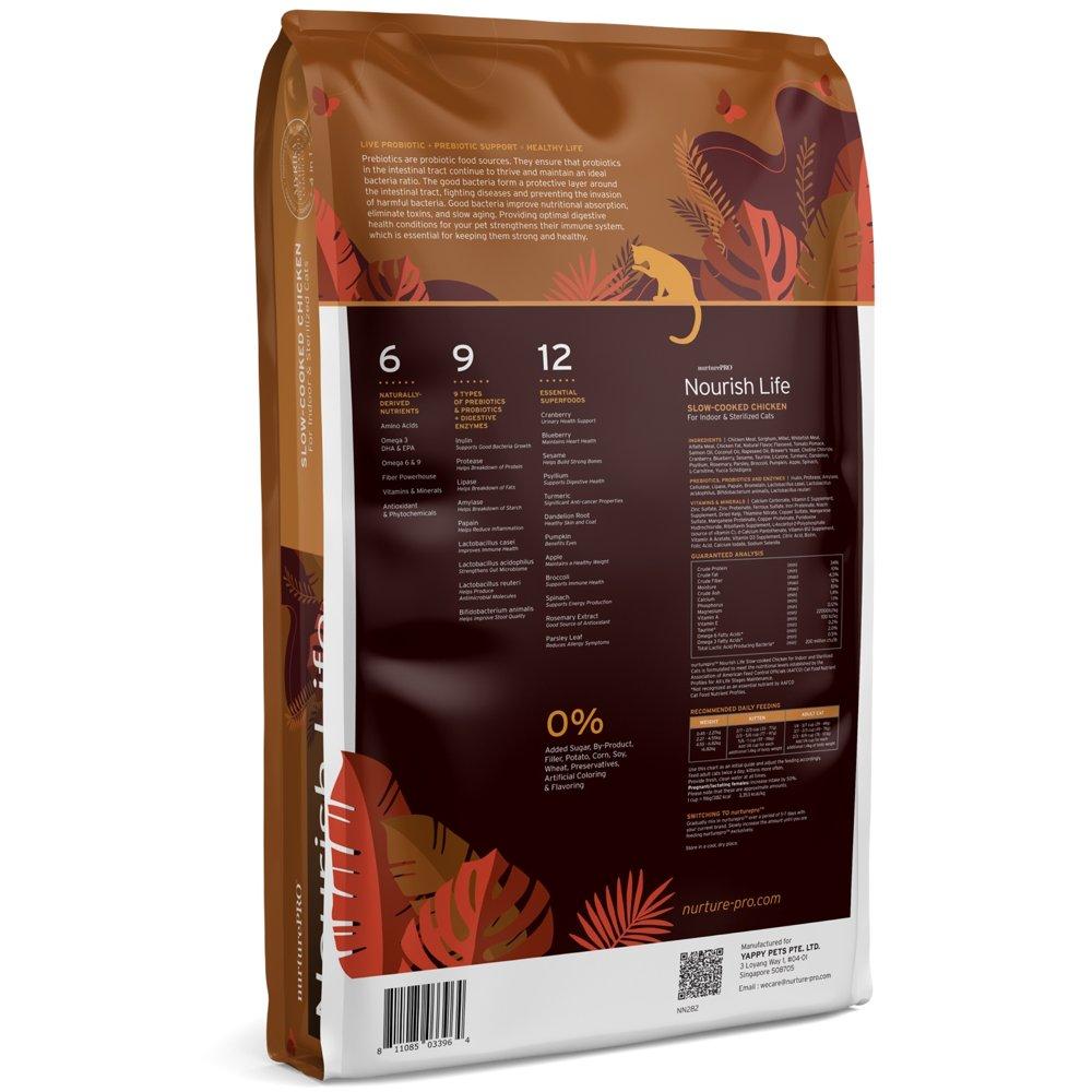 20% OFF: Nurture Pro Nourish Life Chicken Mature 7+ Formula Dry Cat Food
