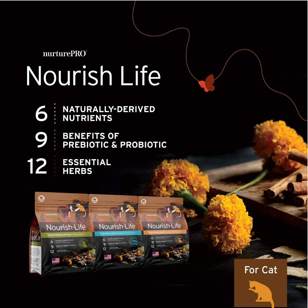 20% OFF: Nurture Pro Nourish Life Chicken Mature 7+ Formula Dry Cat Food