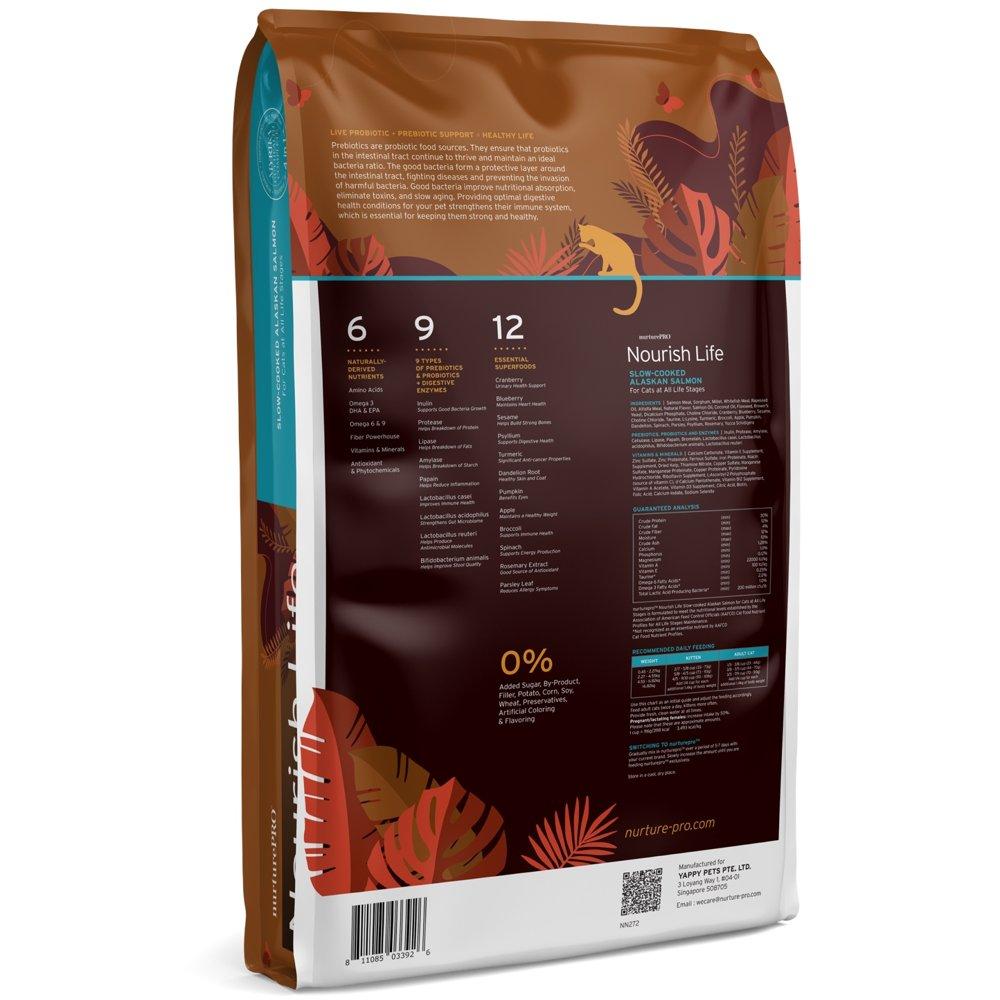20% OFF: Nurture Pro Nourish Life Alaskan Salmon Indoor Kitten & Adult Formula Dry Cat Food