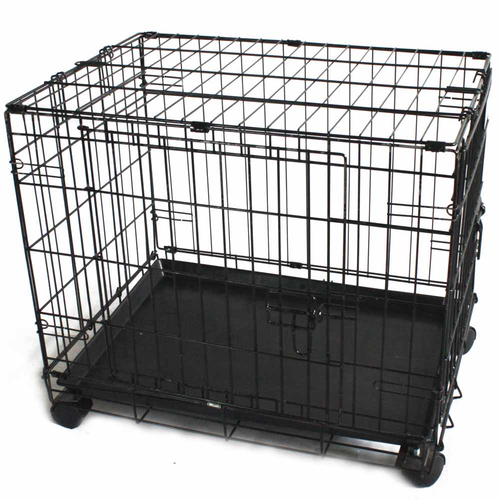 Simply Mansion Dog Cage With Wheels
