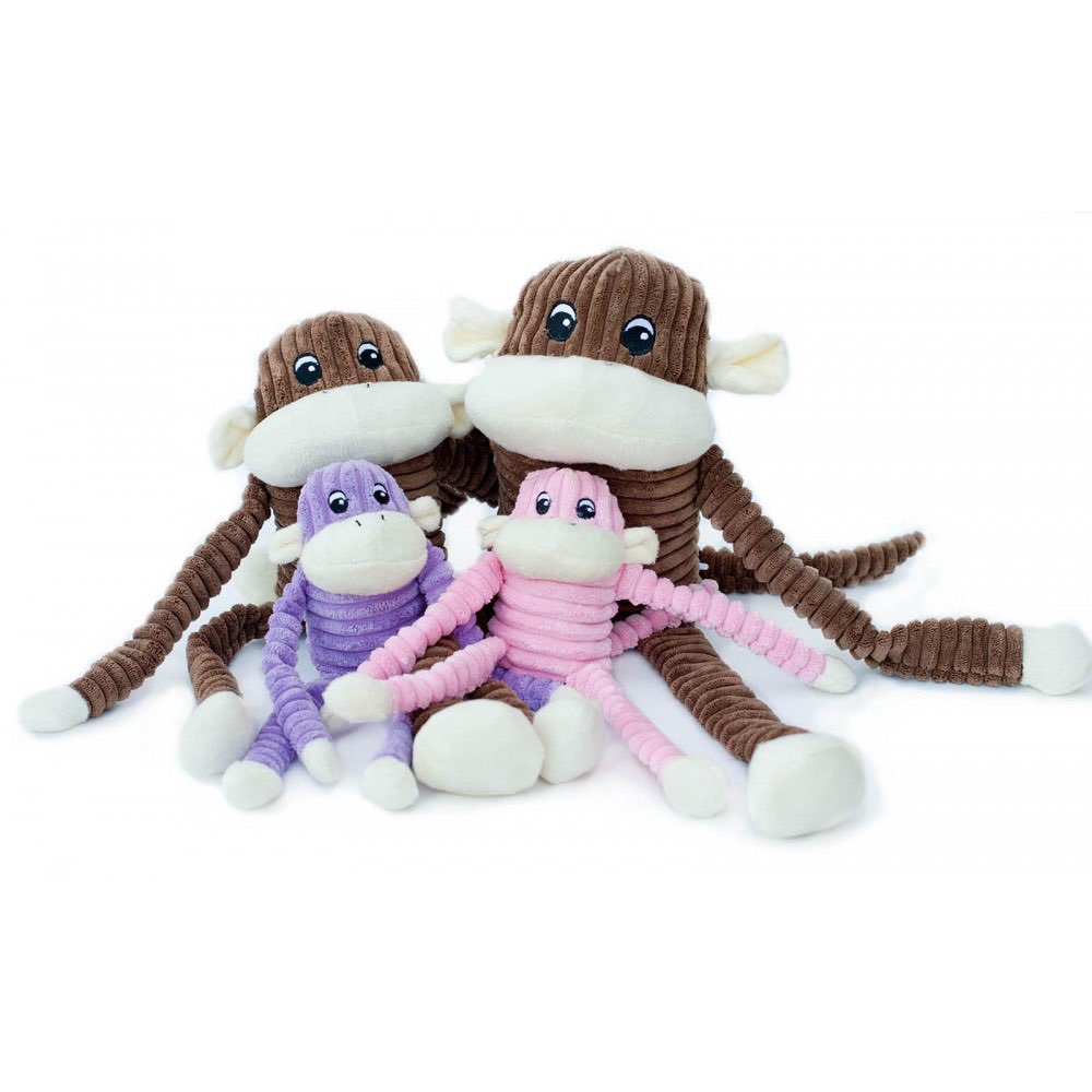 ZippyPaws Spencer the Crinkle Monkey Dog Toy